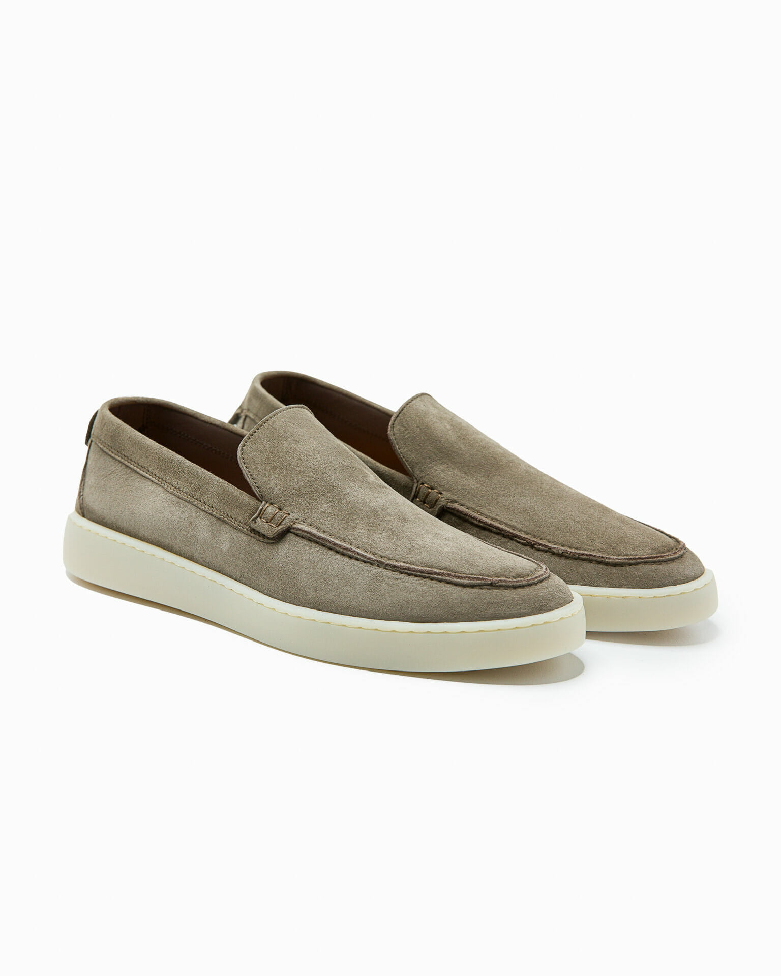 ST BARTH LS MOLE SUEDE LEATHER LOAFER - Andrea Ventura Firenze