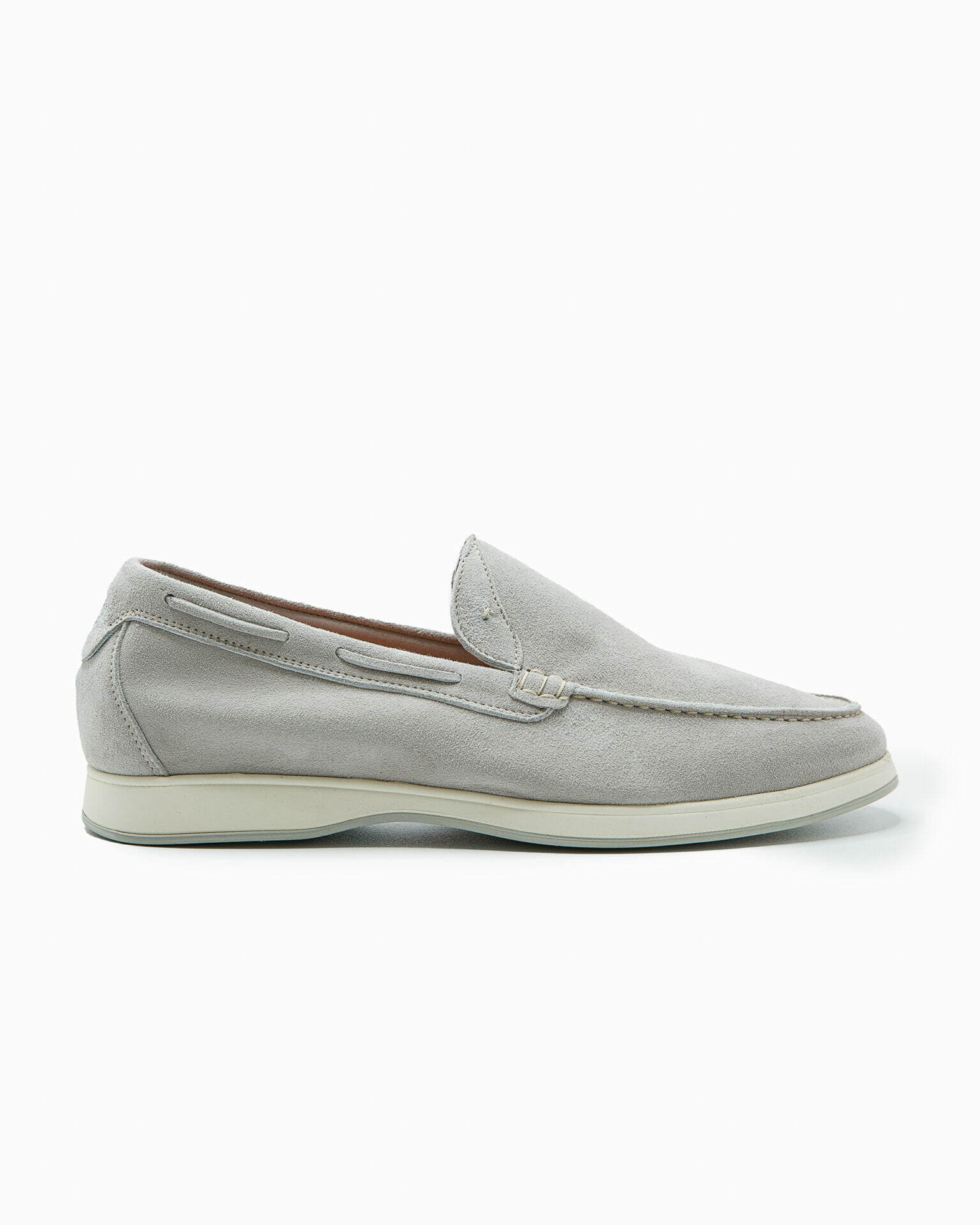 AQUARIVA ISEO ELEPHANT SUEDE LEATHER LOAFER - Andrea Ventura Firenze