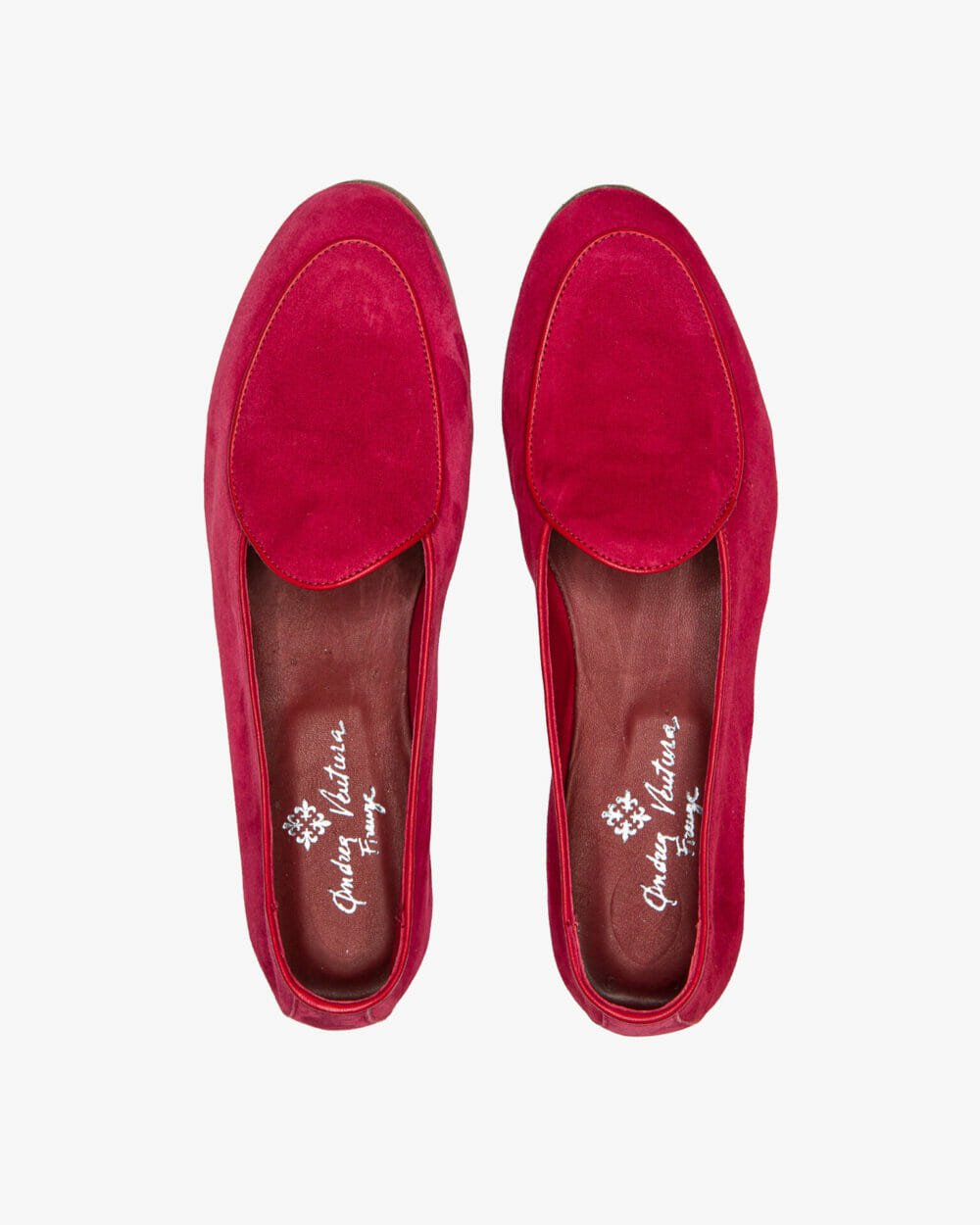 Belgian-d-ls-ruby-red-suede-from-above