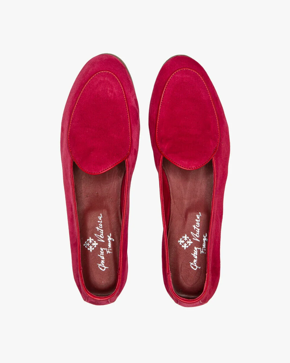 Belgian-d-ls-ruby-red-suede-from-above