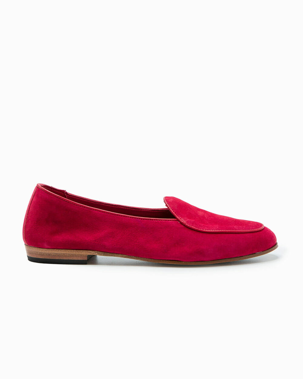 Belgian-d-ls-ruby-red-suede-long-side