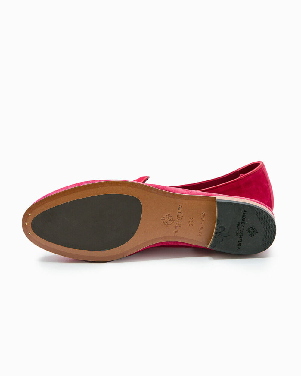 Belgian-d-ls-ruby-red-suede-sole-bottom